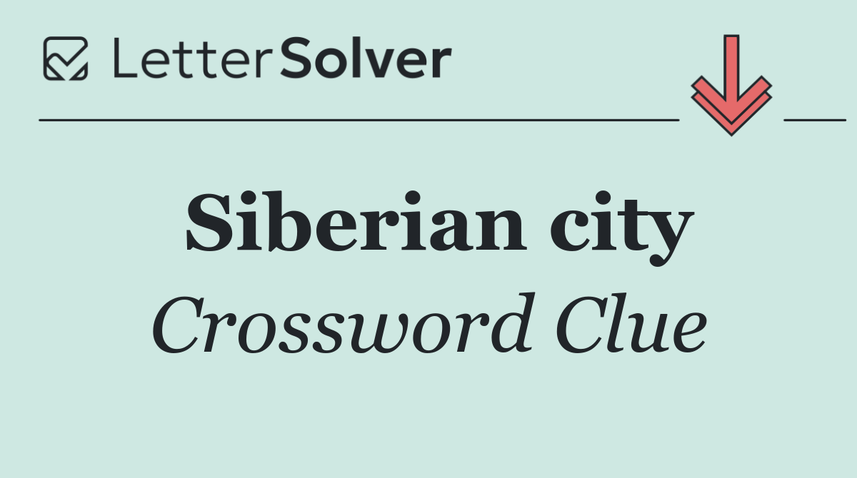 Siberian city