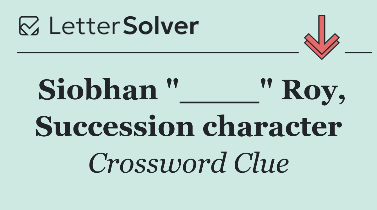 Siobhan "____" Roy, Succession character