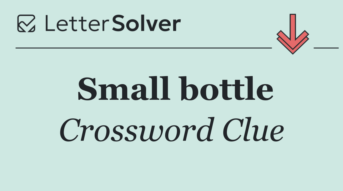 Small bottle