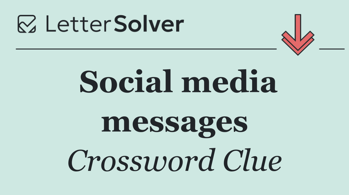 Social media messages