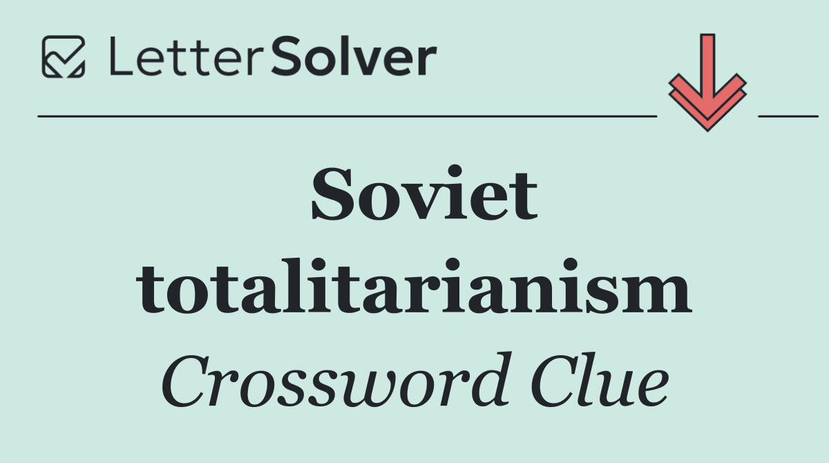 Soviet totalitarianism