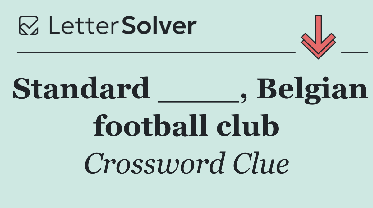 Standard ____, Belgian football club