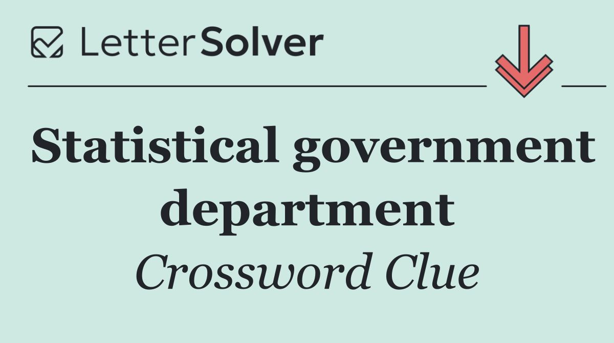 Statistical government department
