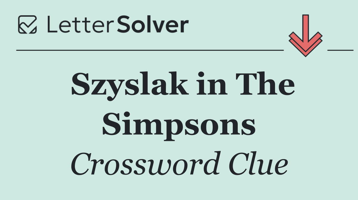 Szyslak in The Simpsons