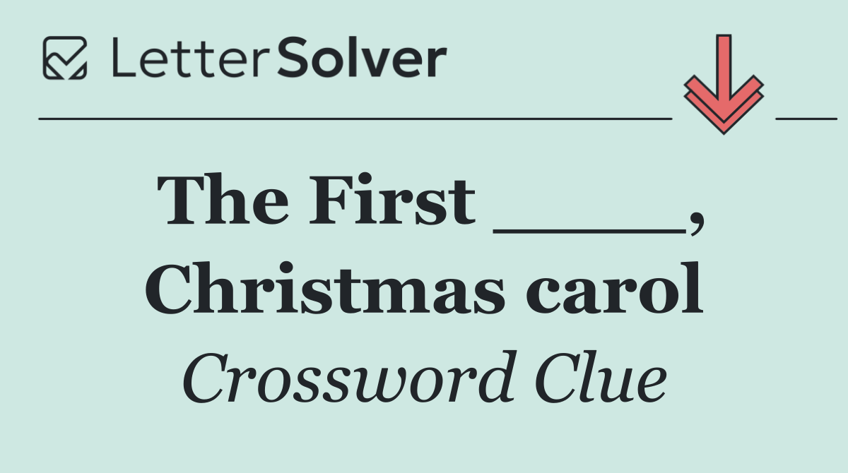 The First ____, Christmas carol