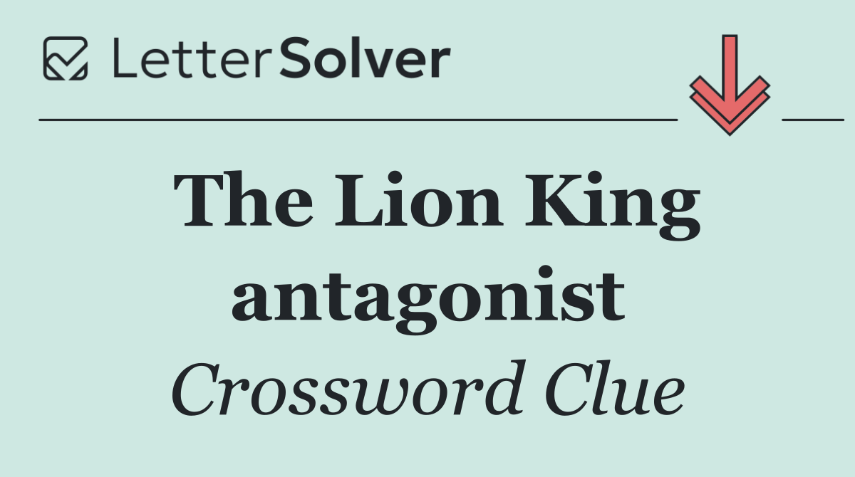 The Lion King antagonist