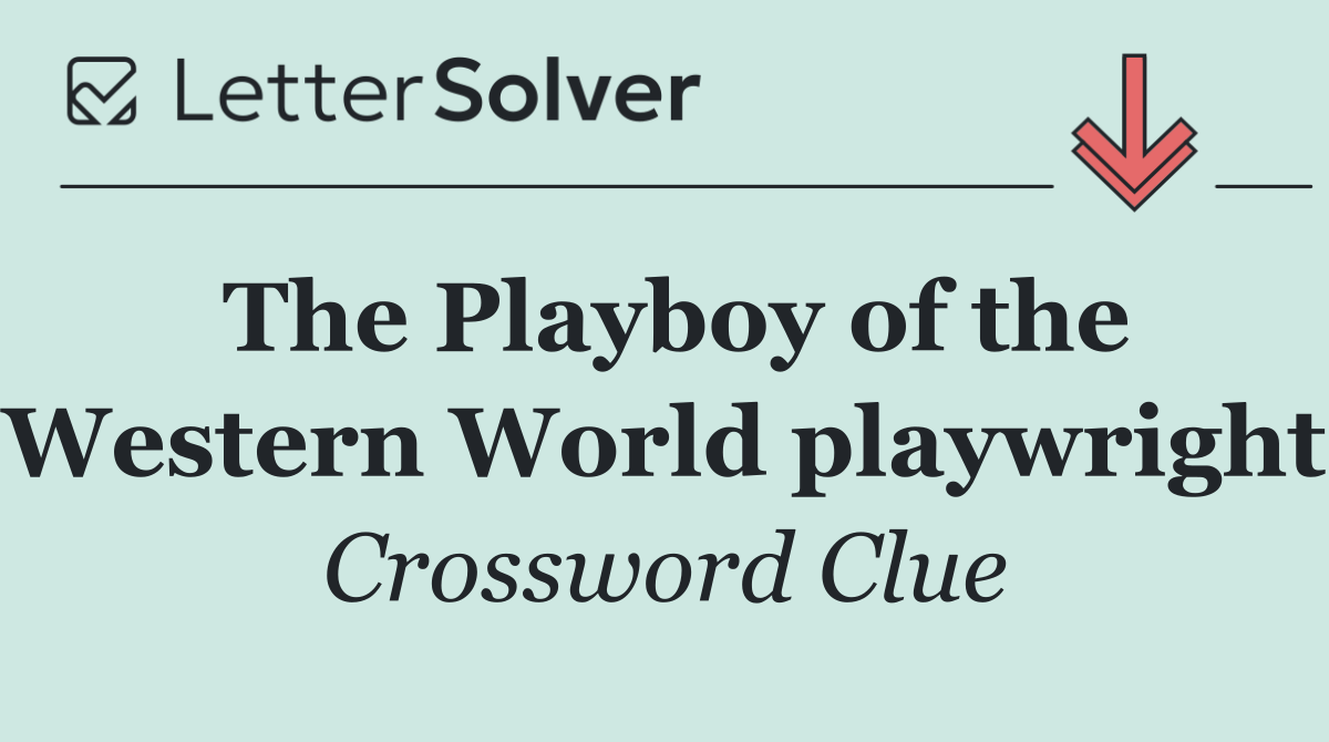 The Playboy of the Western World playwright