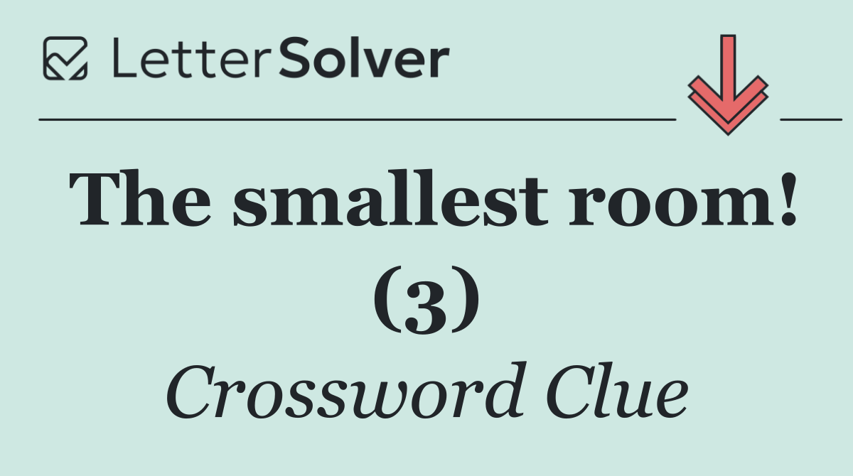 The smallest room! (3)