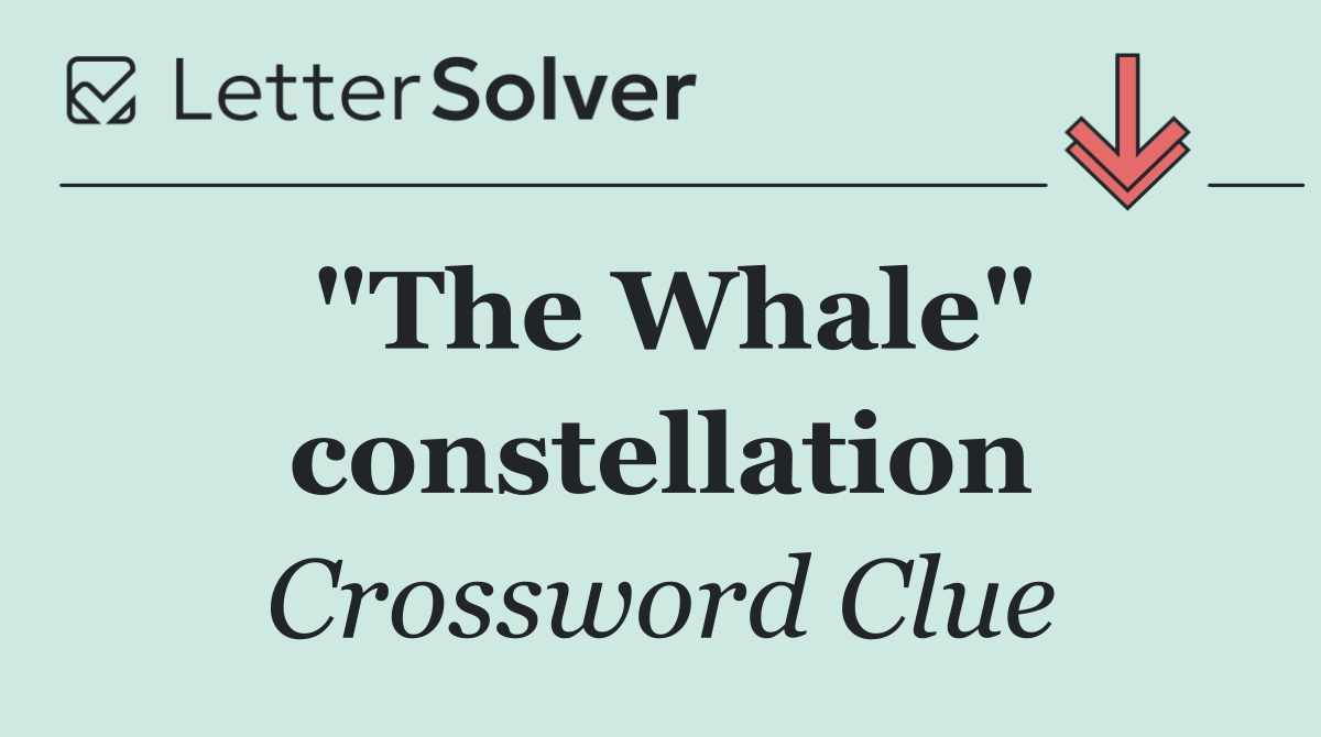 "The Whale" constellation