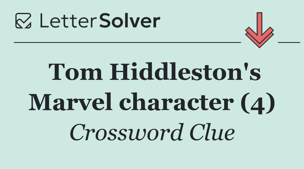 Tom Hiddleston's Marvel character (4)