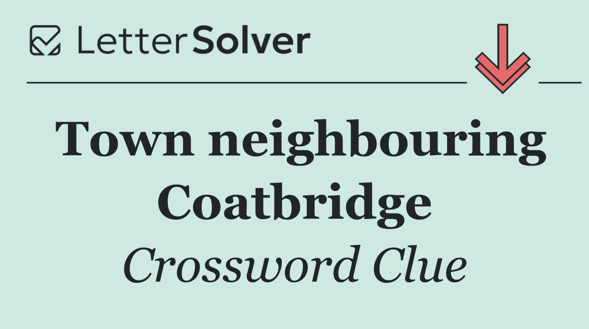 Town neighbouring Coatbridge