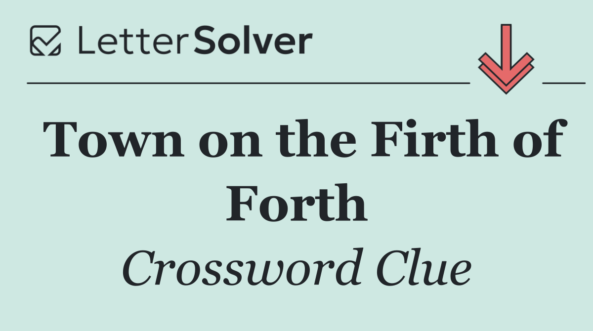 Town on the Firth of Forth