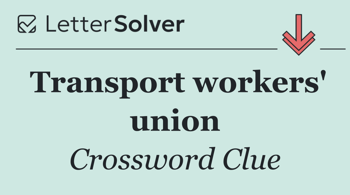 Transport workers' union