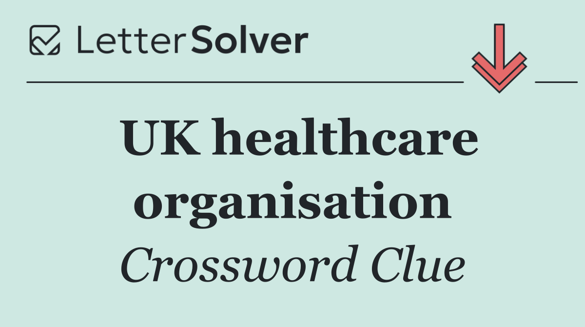 UK healthcare organisation