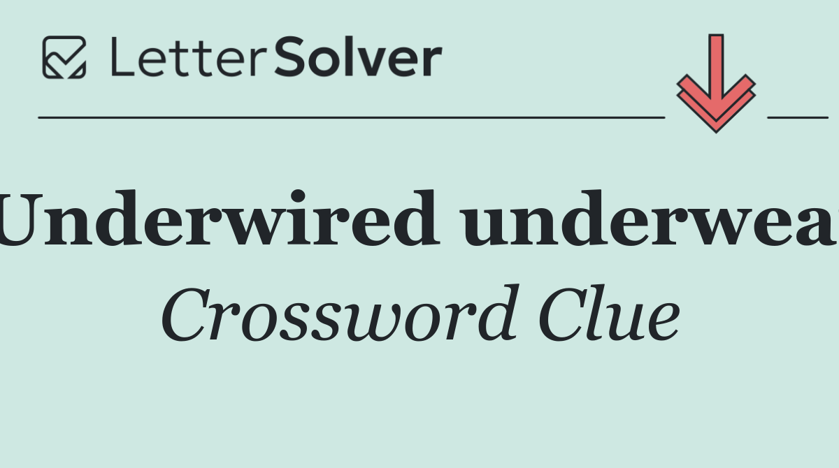 Underwired underwear