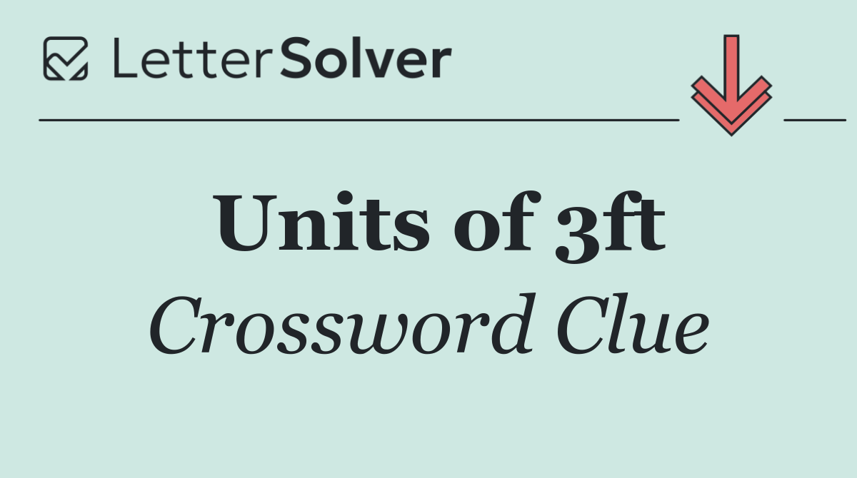 Units of 3ft
