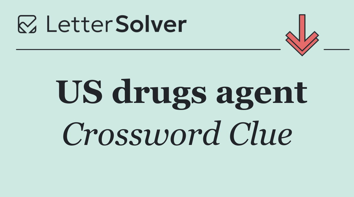 US drugs agent