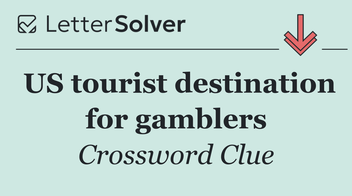 US tourist destination for gamblers
