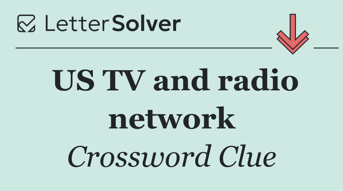 US TV and radio network