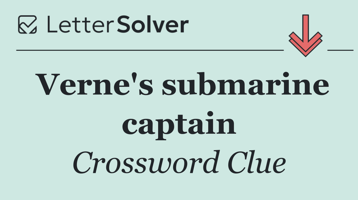 Verne's submarine captain