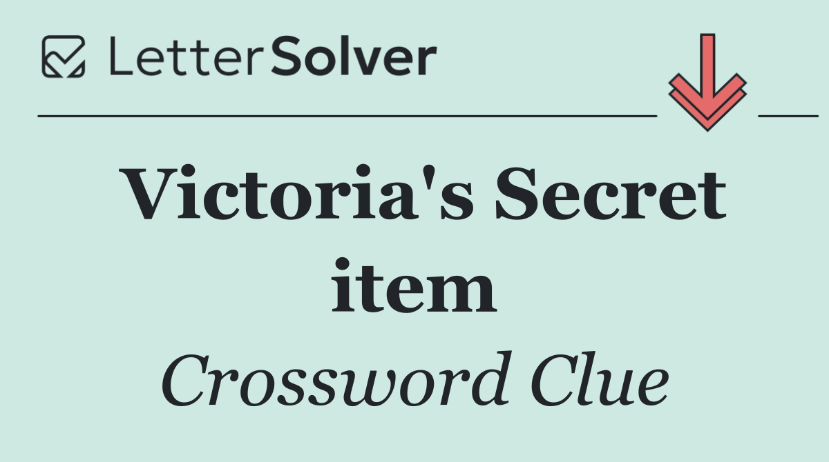 Victoria's Secret item