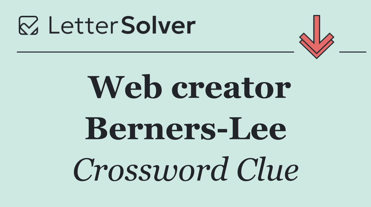Web creator Berners Lee