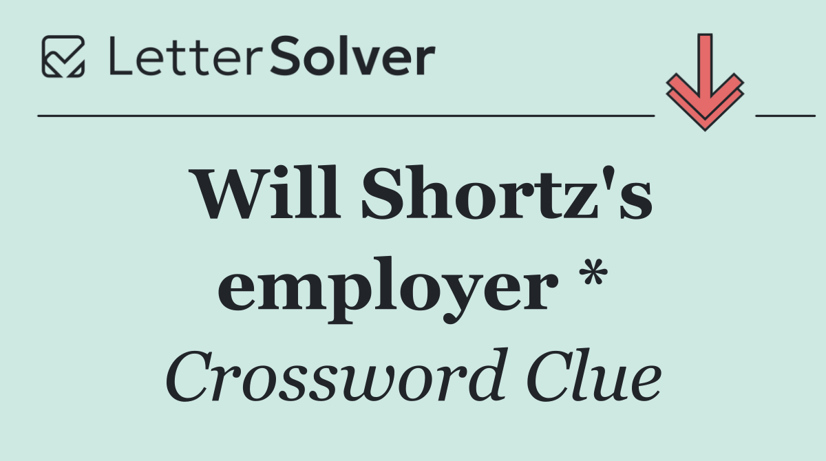 Will Shortz's employer *