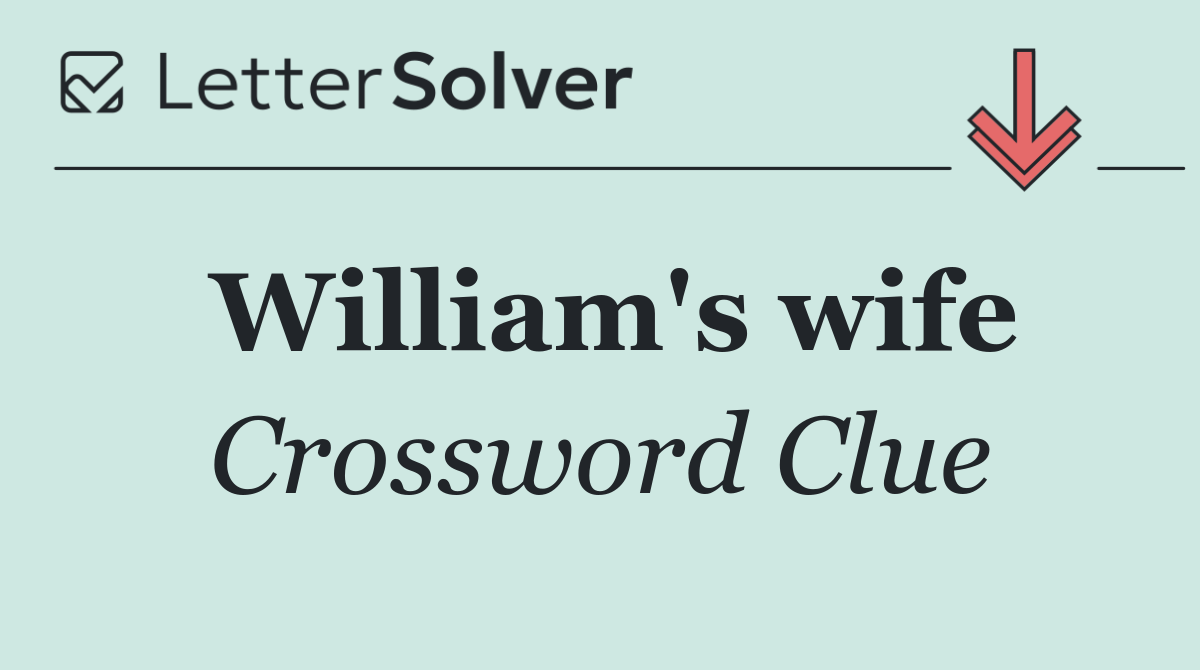 William's wife