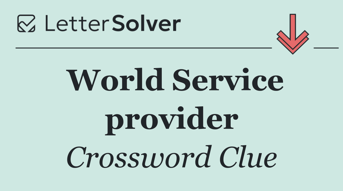 World Service provider