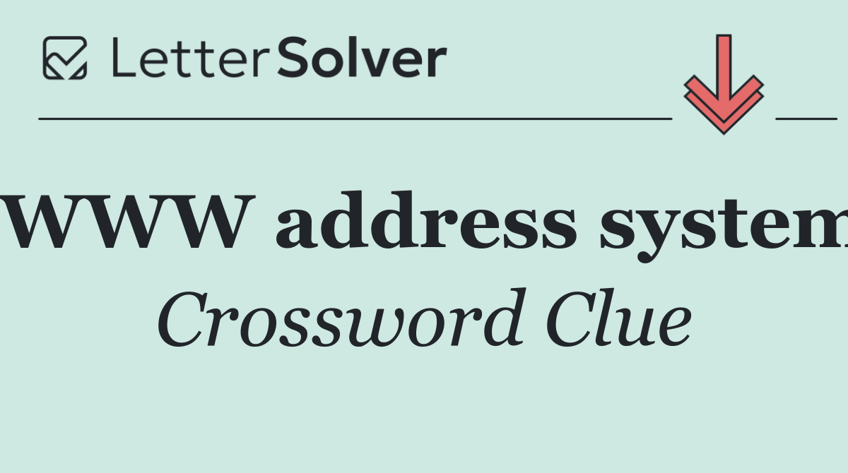 WWW address system