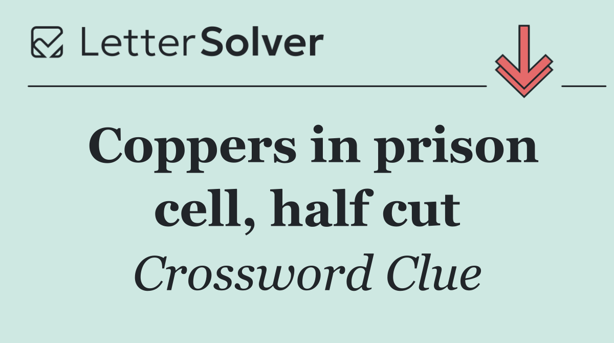 Coppers in prison cell, half cut