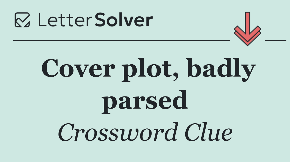 Cover plot, badly parsed