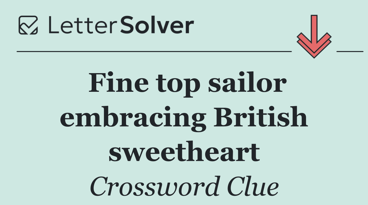Fine top sailor embracing British sweetheart