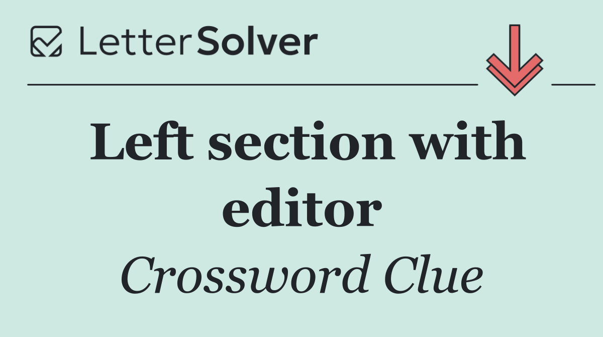 Left section with editor