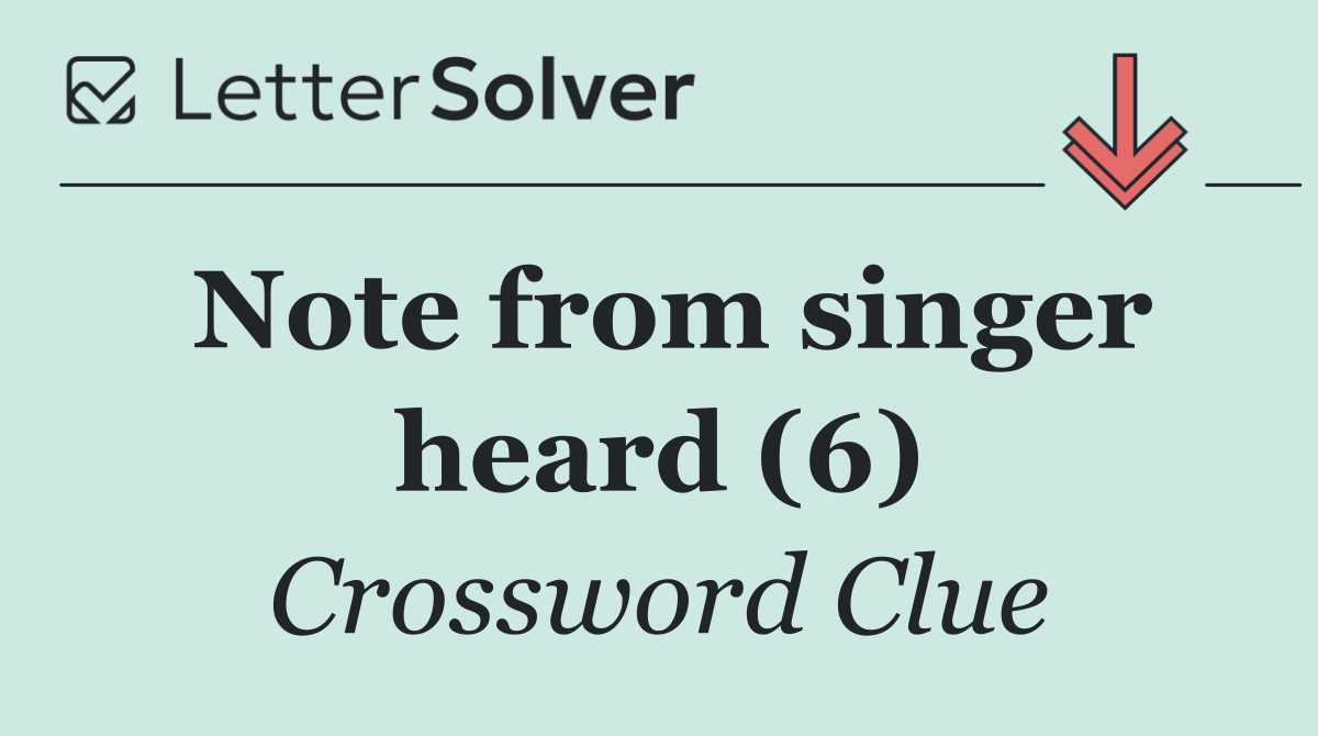 Note from singer heard (6)