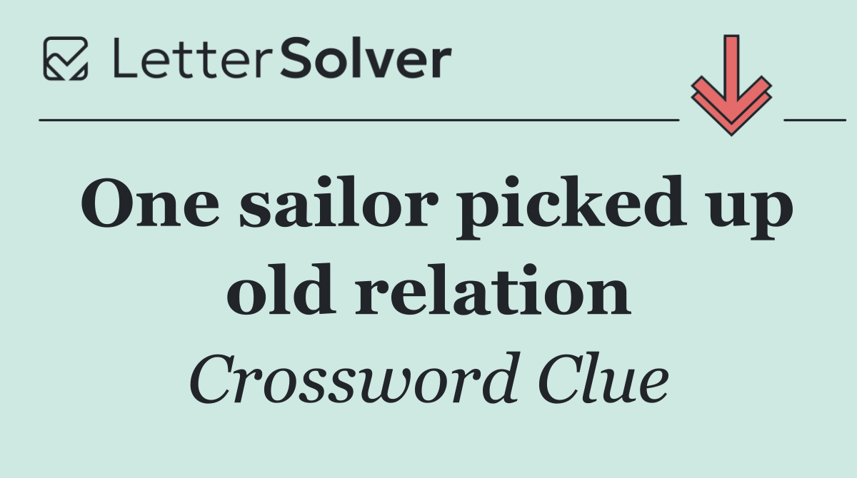 One sailor picked up old relation