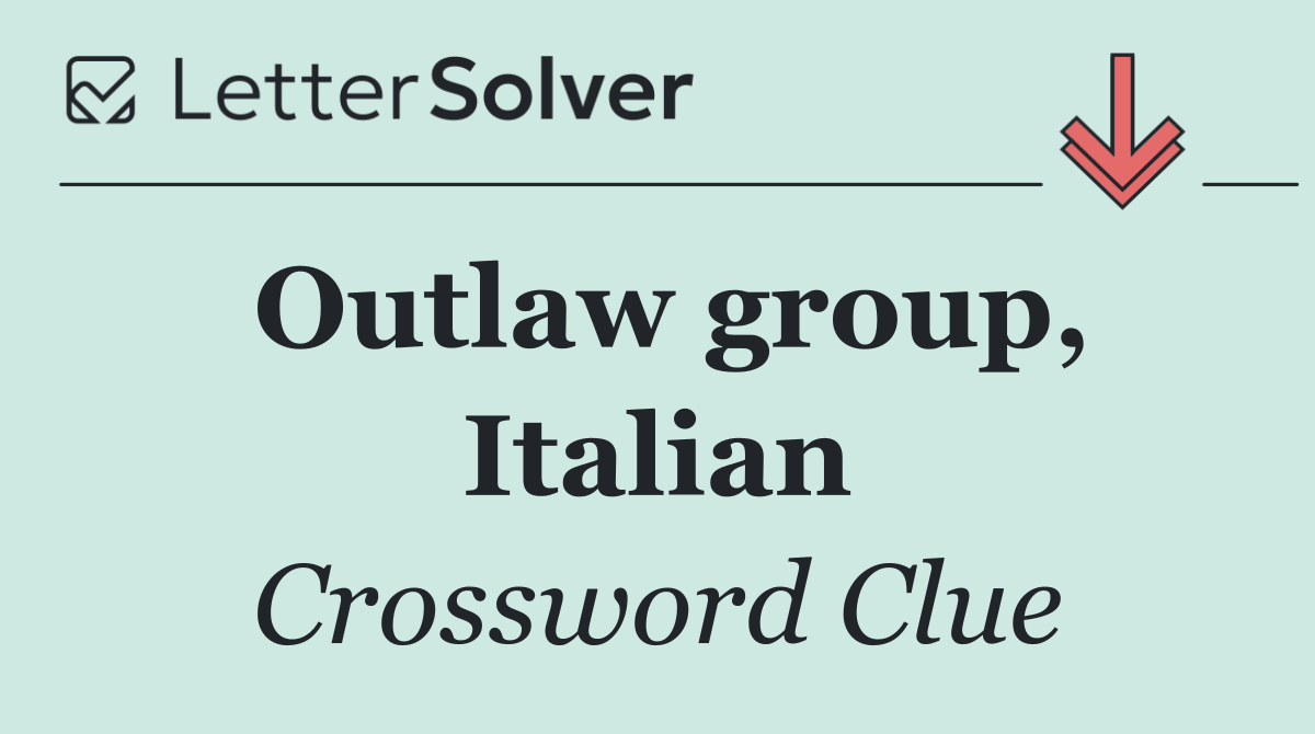 Outlaw group, Italian