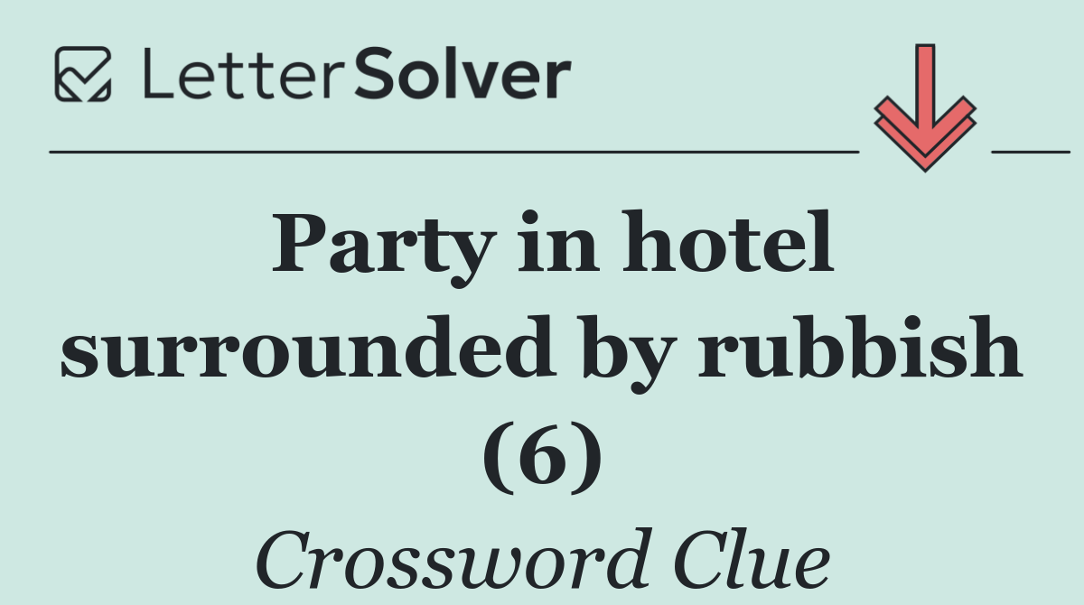 Party in hotel surrounded by rubbish (6)