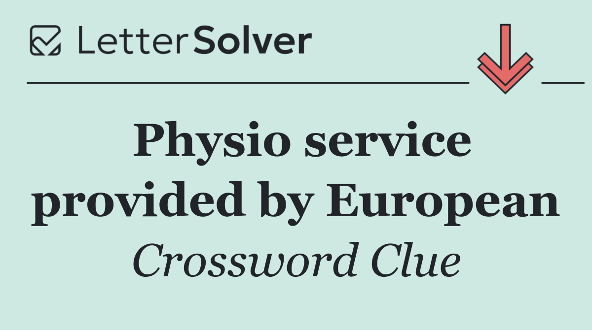 Physio service provided by European