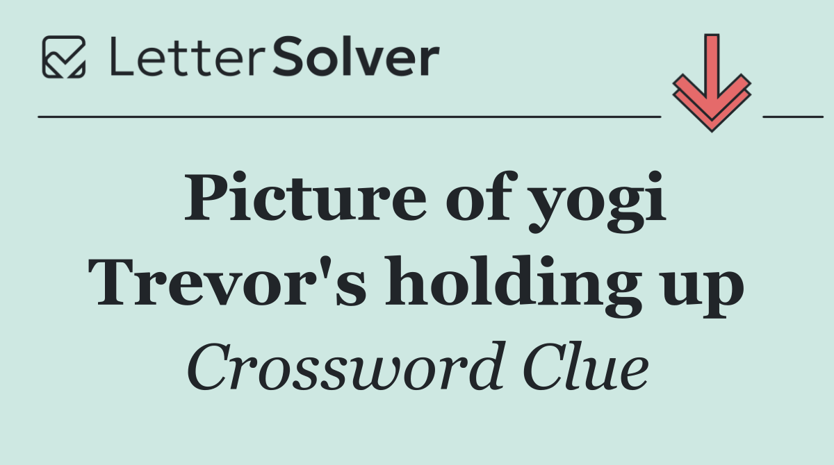 Picture of yogi Trevor's holding up