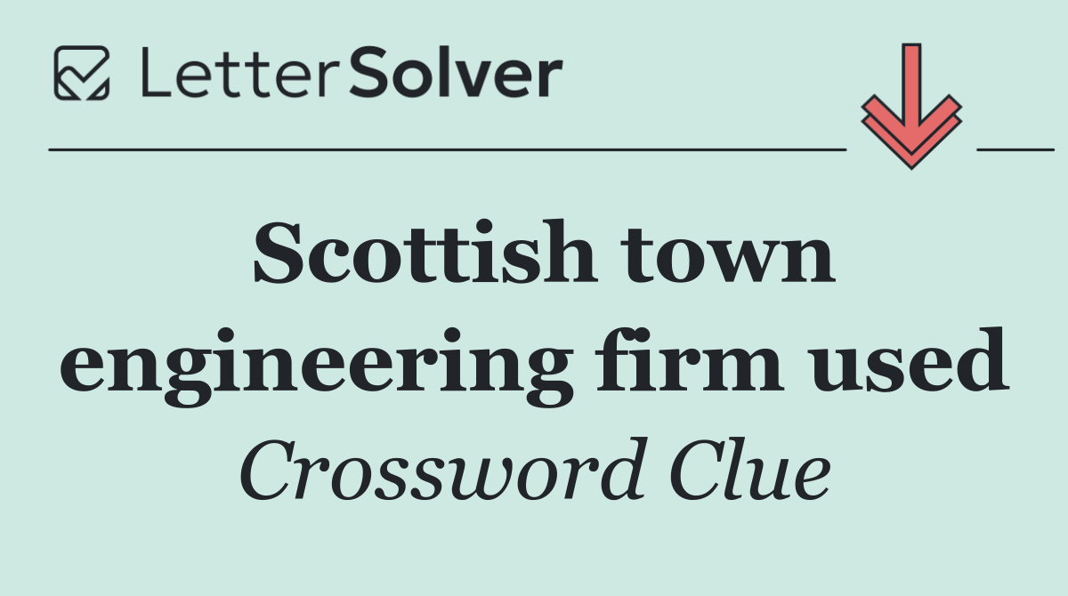 Scottish town engineering firm used