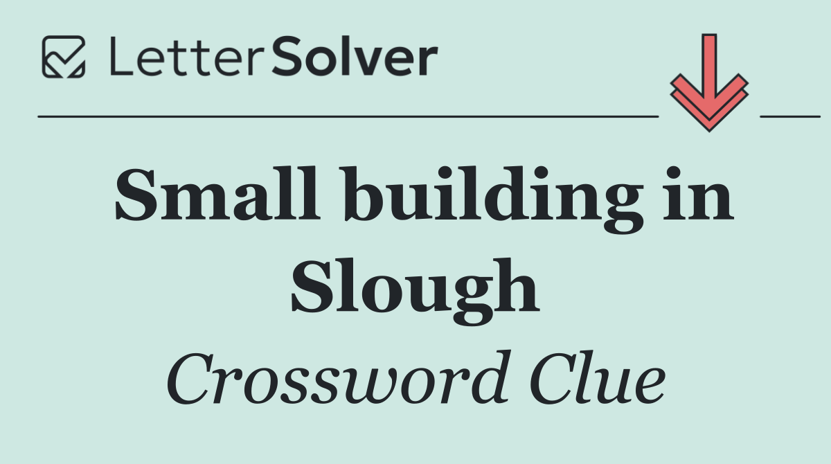 Small building in Slough