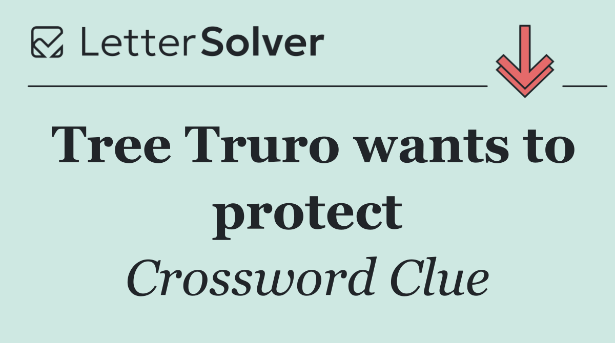 Tree Truro wants to protect