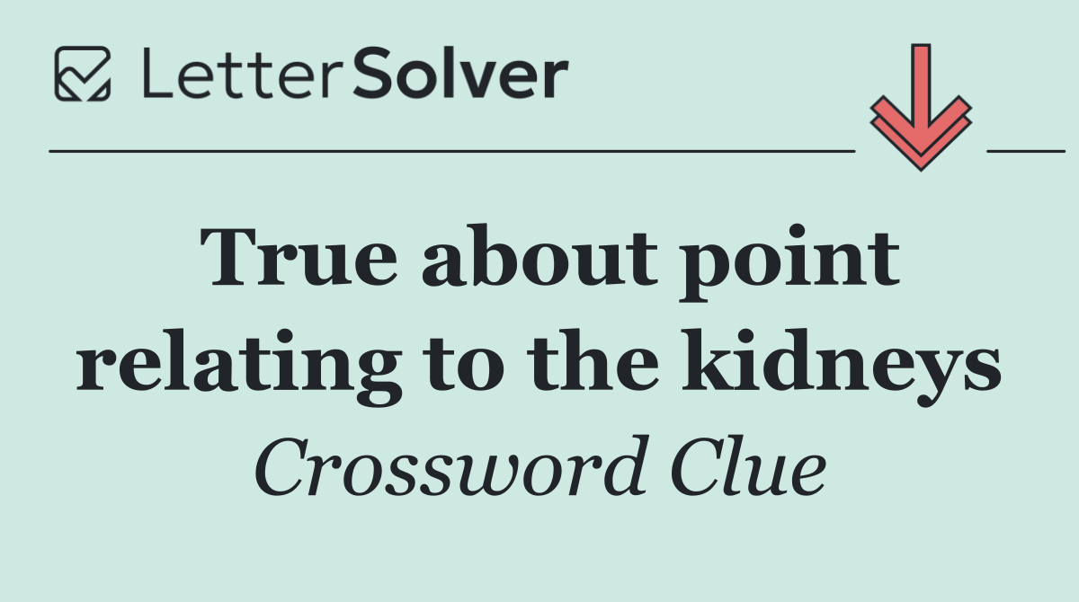 True about point relating to the kidneys