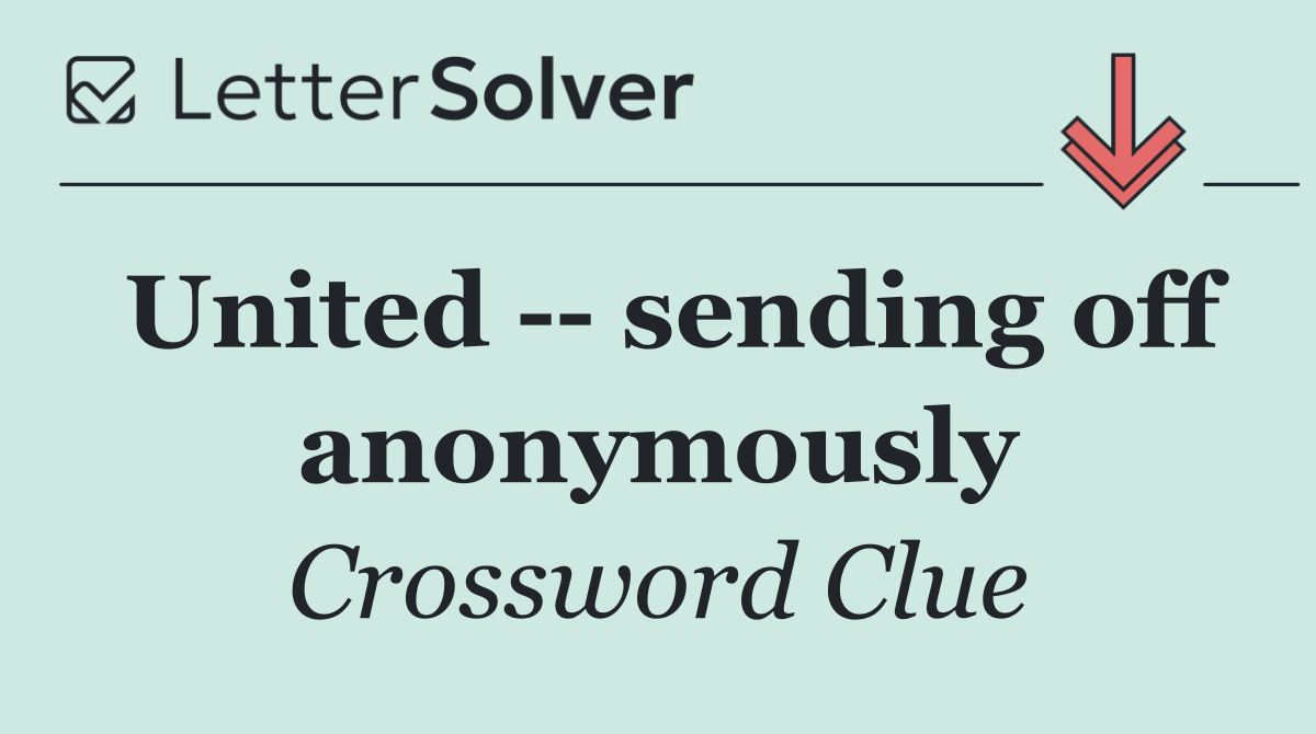 United    sending off anonymously