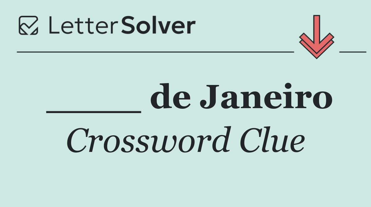 ____ de Janeiro