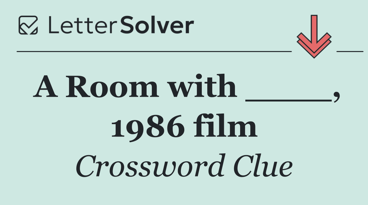 A Room with ____, 1986 film