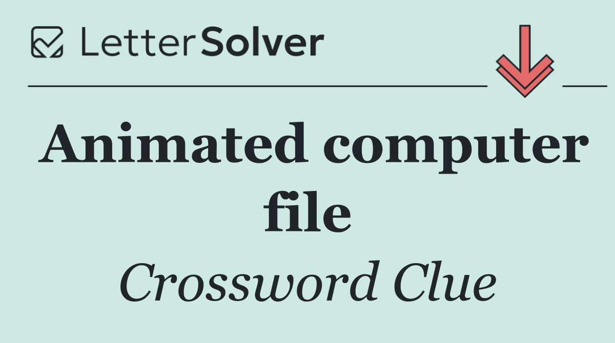 Animated computer file