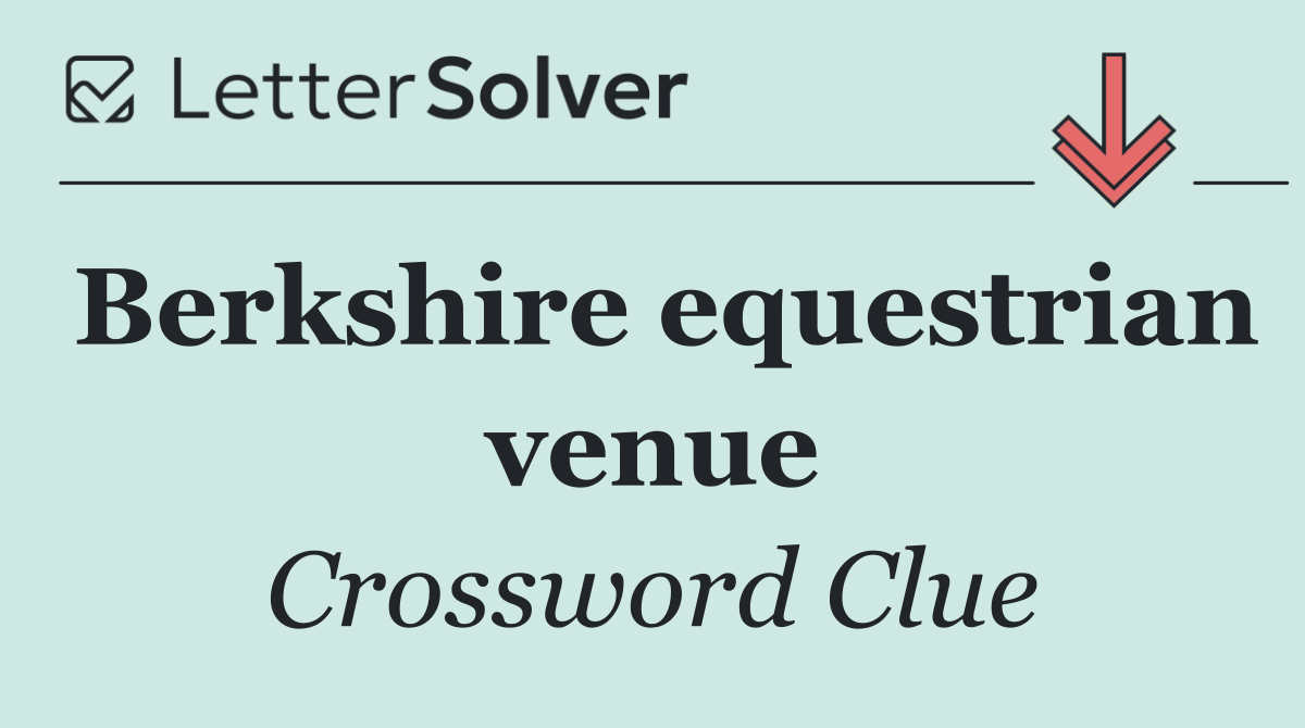 Berkshire equestrian venue