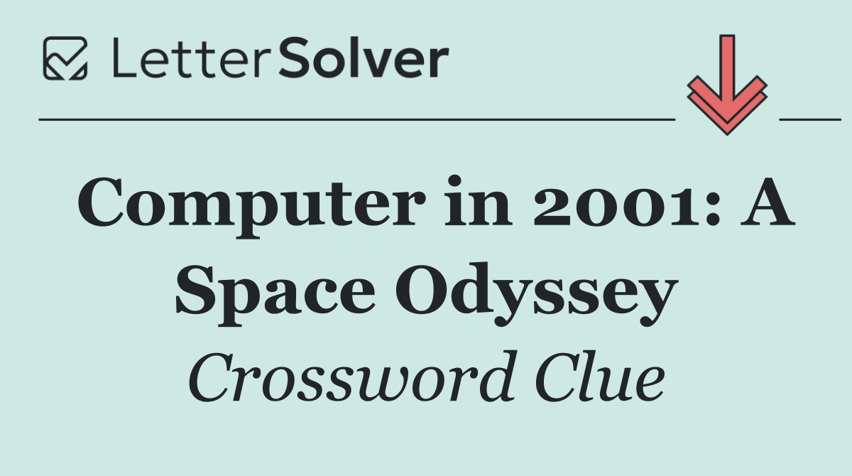 Computer in 2001: A Space Odyssey